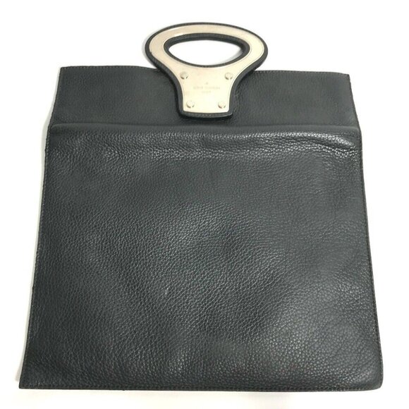 Auth LOUIS VUITTON M48811 portfolio 2WAY Hand Bag Clutch Taurillon Clemence Leat - Picture 3 of 14